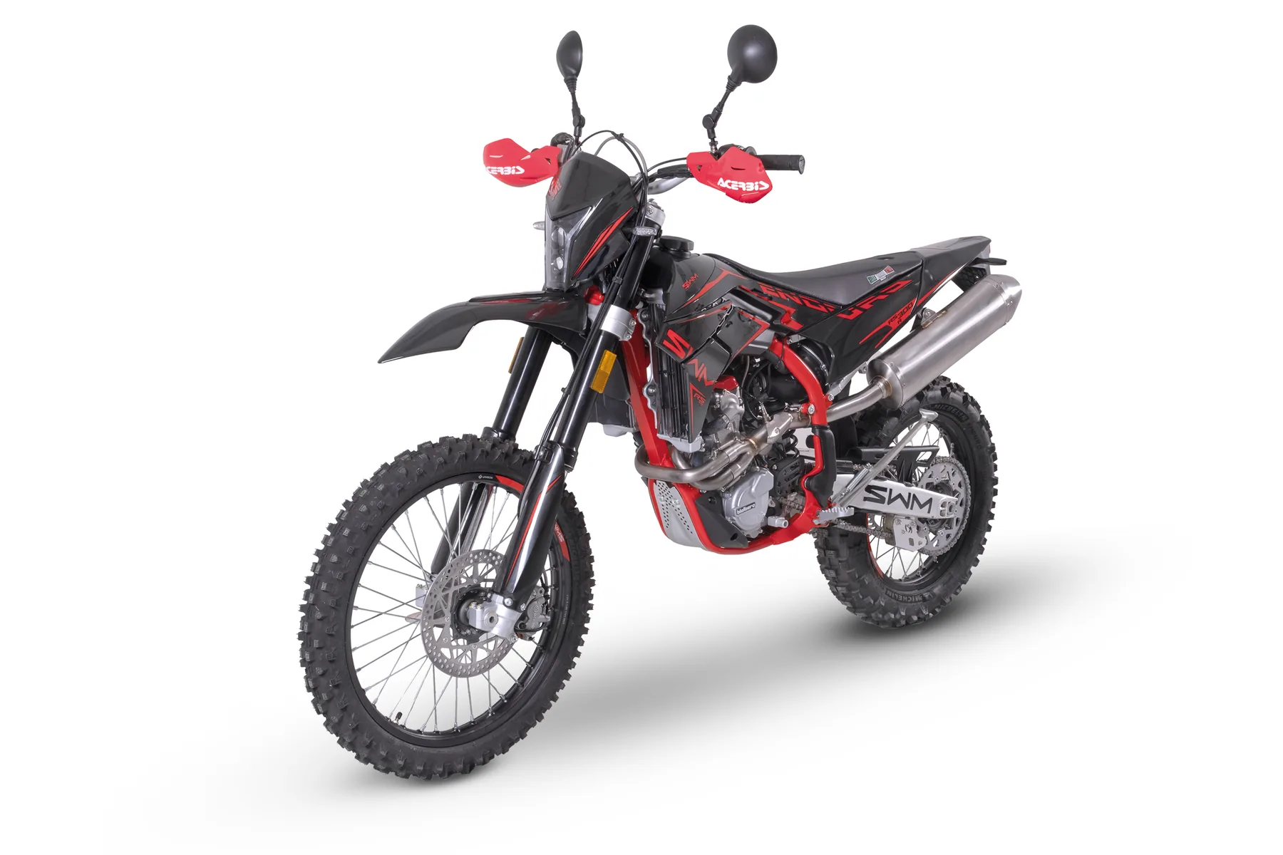 SWM RS 125 R — Červená / Černá